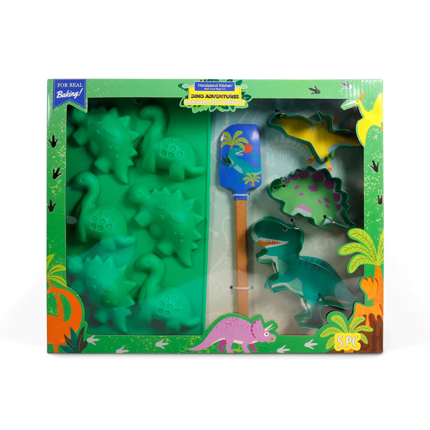 Prehistoric Party Baking Set – Dino Mold, Cutters & Tool