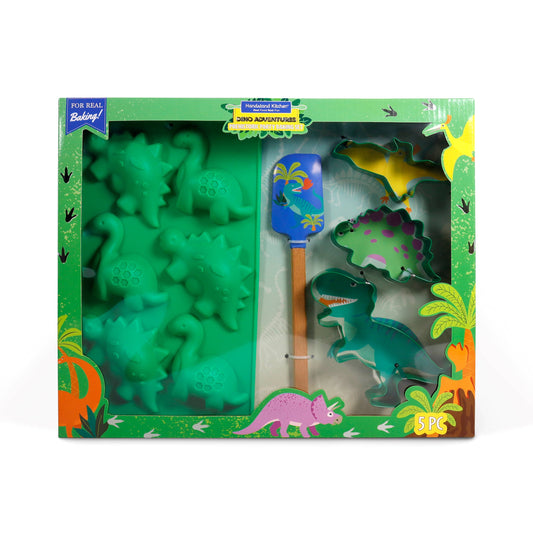 Prehistoric Party Baking Set – Dino Mold, Cutters & Tool