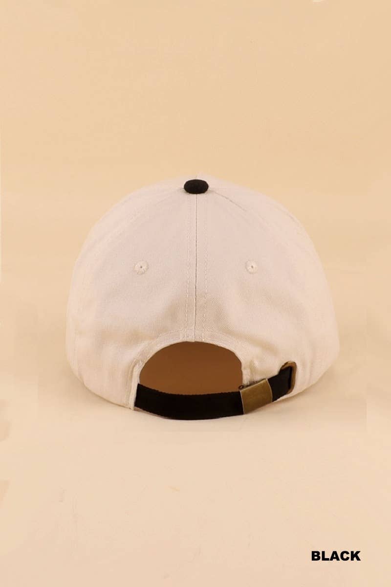 Marriage Material Two Tone Canvas Cotton Cap