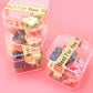 MINI PACK OF 10 FLOWER WAIVY RECTANGLE IN A CASE | 40H842