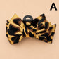 Leopard Print Bow Hair Claw Clips | 40H1215
