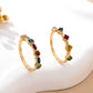 Rainbow Gemstone Cluster Statement Ring Set | 80R227