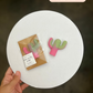 Cactus Mini Soap (Single): Agave (Greens)