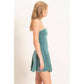 Strapless Mineral Wash Dress