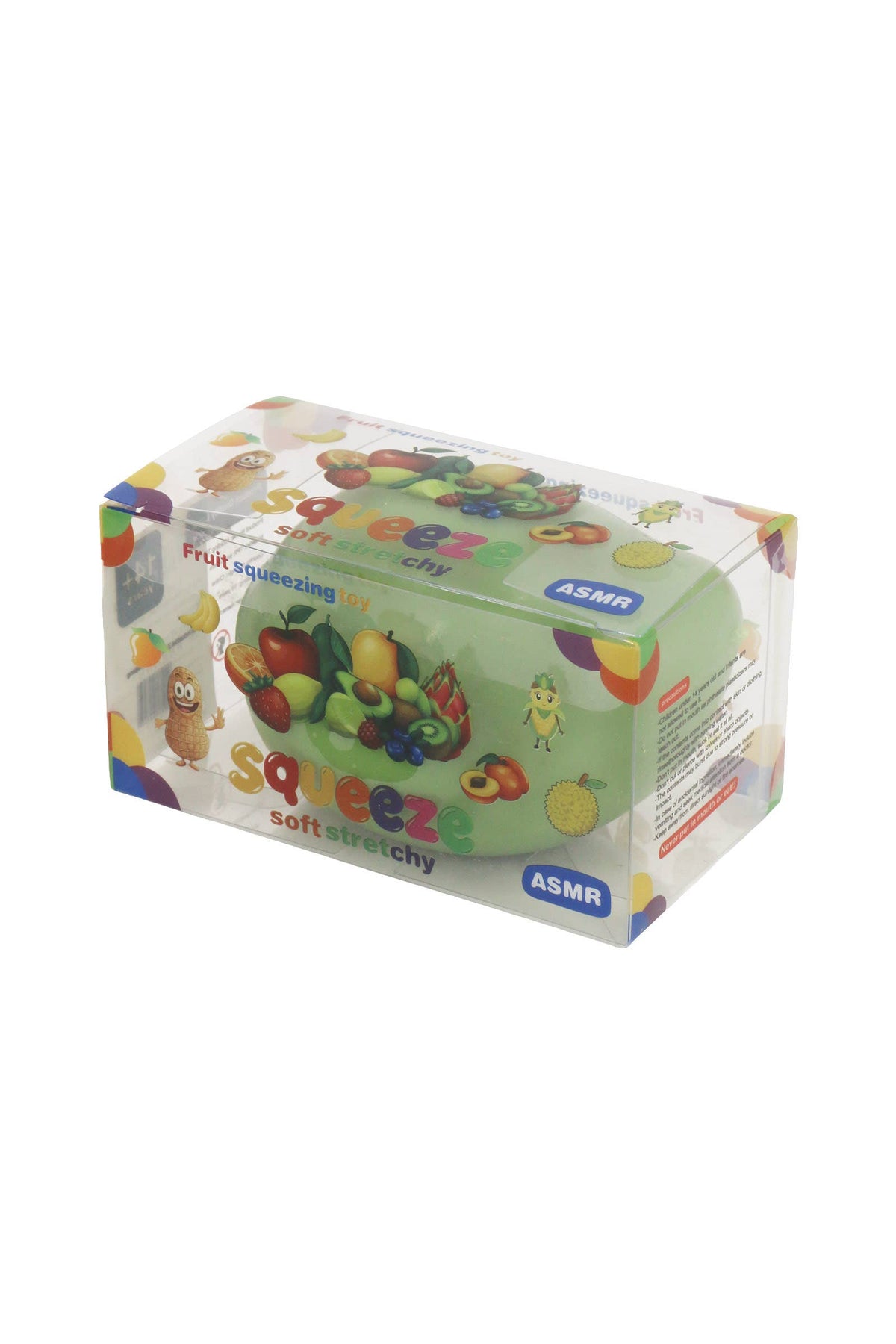 Color-Changing Mango Crunchy Bead Slime Filled TPR Squishy