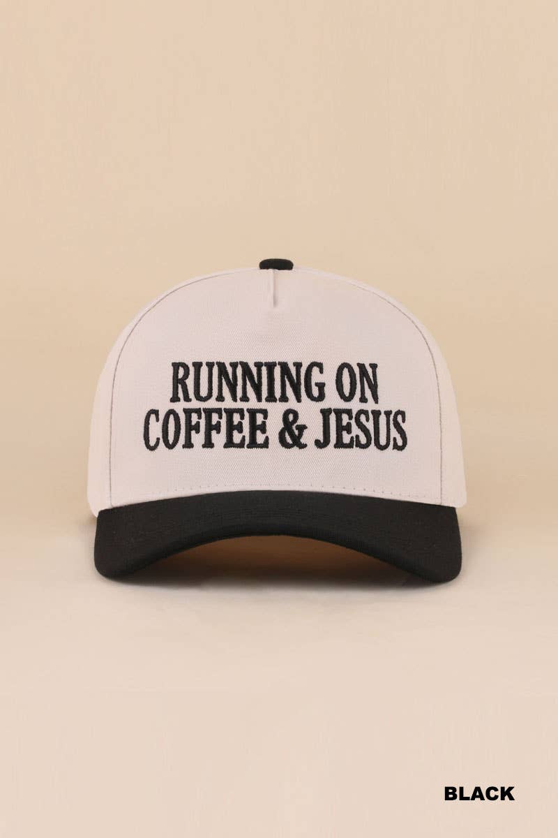 Coffee & Jesus Two Tone Cotton Hat