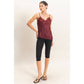 Asymmetrical Satin Lace Top