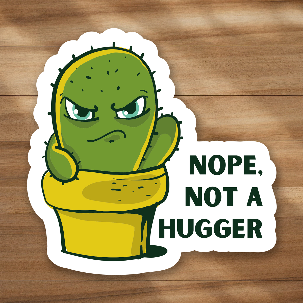 Nope, not a hugger