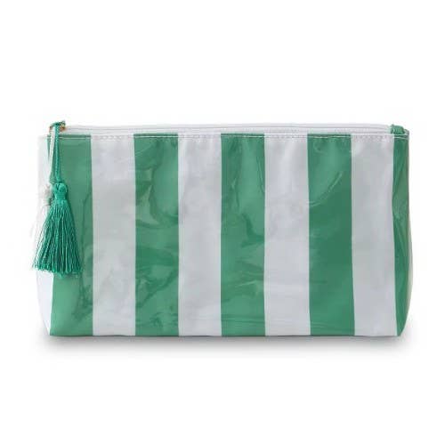 TRAVEL STRIPE COSMETIC MAKEUP POUCH BAG | 40P594