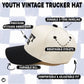 Kid/Baby 2-Tone Cap: Draft Pick - Black/Beige
