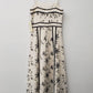 IM8692A - Embroidery Lace Midi Dress