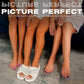 Open-Toe Fuzzy Bridal Slippers - Bride