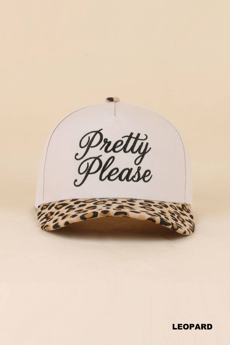 Pretty Please Two Tone Snapback Hat