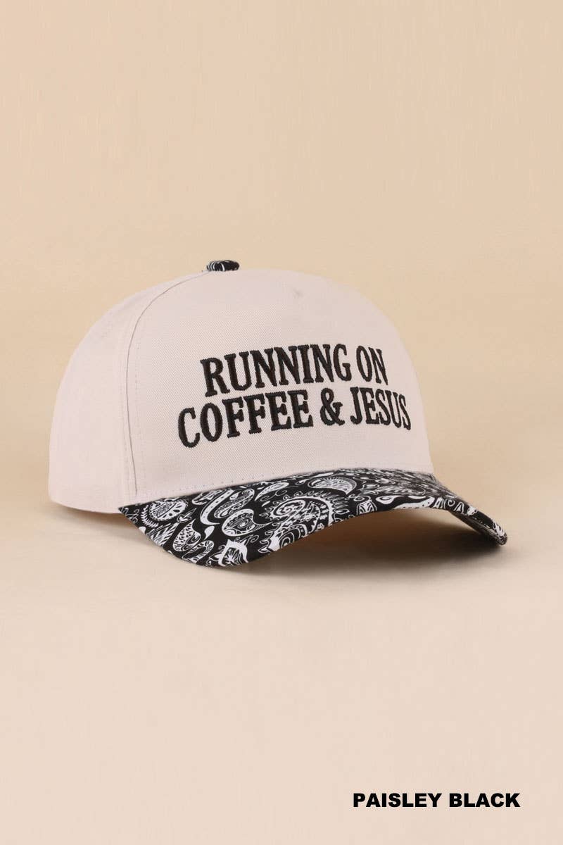 Coffee & Jesus Two Tone Cotton Hat