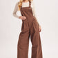 WIDE-LEG OVERALLS JUMPSUIT