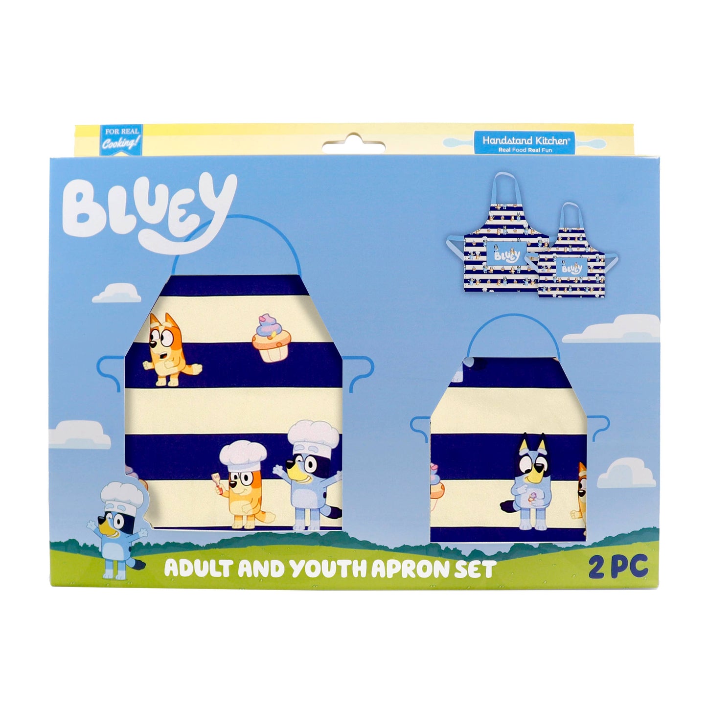 BLUEY™ Adult & Youth Apron Set – Matching Family Aprons