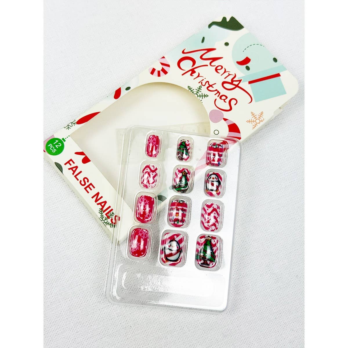 Christmas Theme Fancy Press On Nails