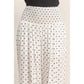 Polka Dot Elastic Wide-Leg Pants