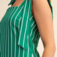 Tie-Strap Square-Neck Mini Dress