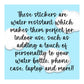 Didn't Punch Anyone Today Ribbon Sticker