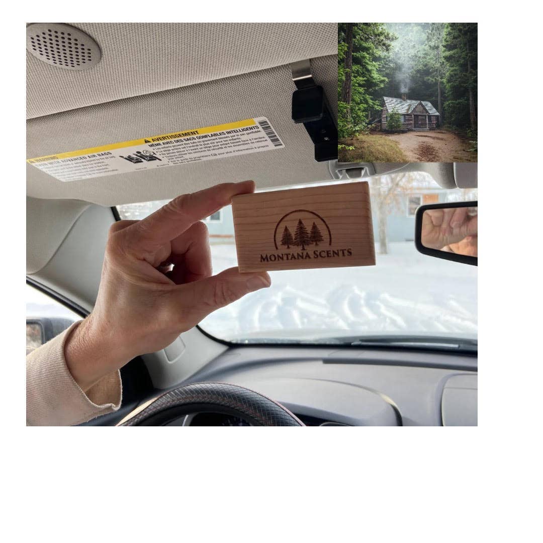 Cabin Woods Car Air Freshener Pine Cedar 60-Day Long Scent