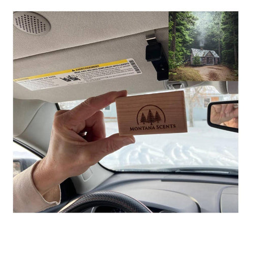 Cabin Woods Car Air Freshener Pine Cedar 60-Day Long Scent