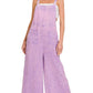 ..Washed Double Gauze Wide Leg Overalls