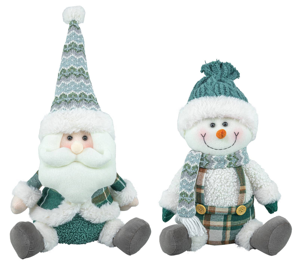 Christmas Snowman Evergreen Sitter, 2 Assorted
