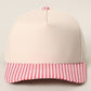 Small Gingham Check Two-Tone Trucker Hat