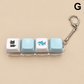 Printed Keyboard Fidget Stress Relief Keychain | 40KC205
