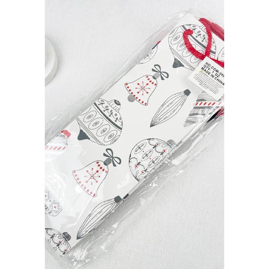 Christmas Theme Wine Gift Bag