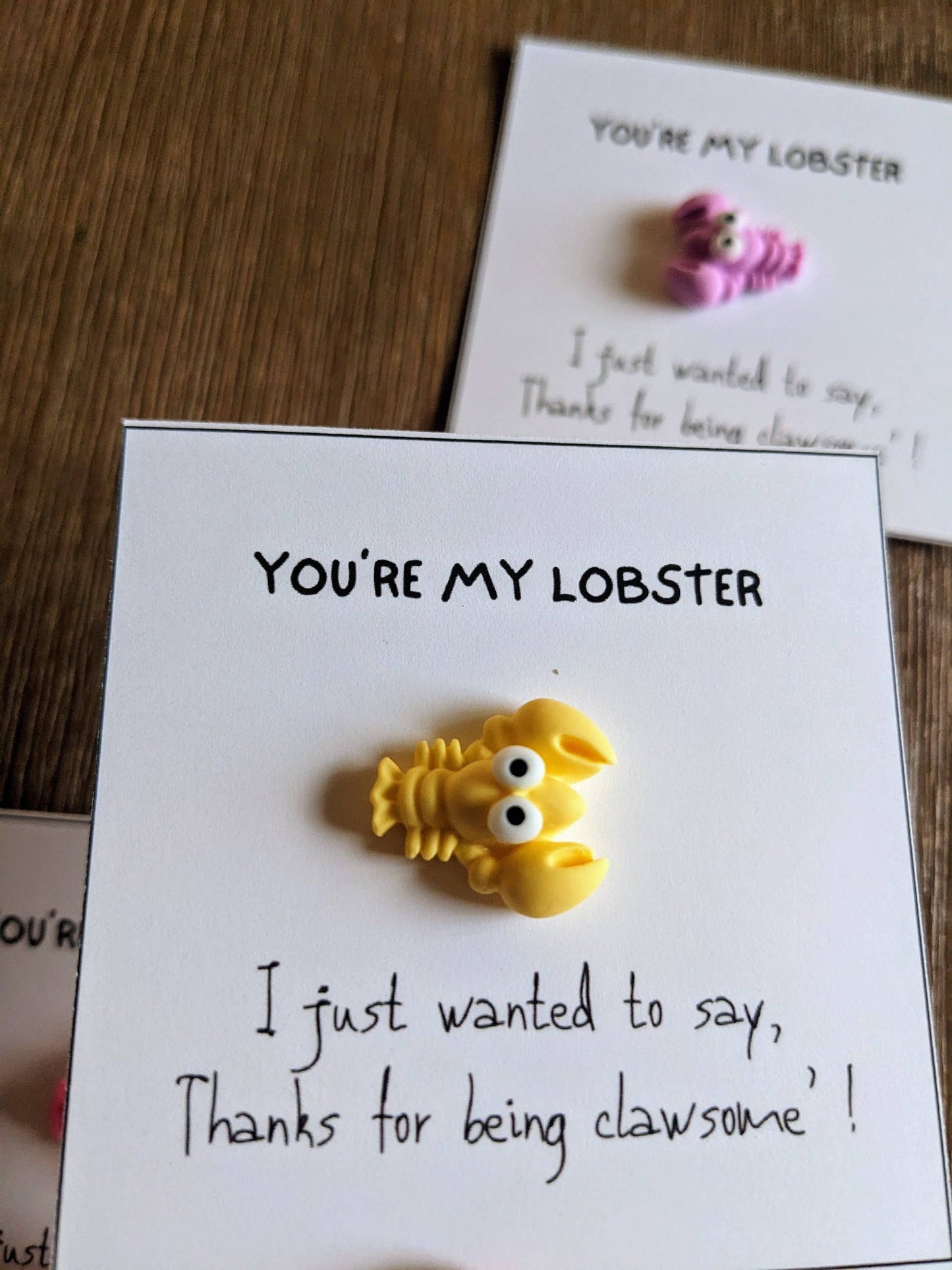 Lobster Appreciation Love & Motivation Card