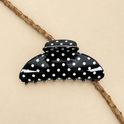 Retro Polka Dot French Style Hair Claw Clips | 40H1202