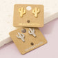 Mini Cactus Stud Earrings