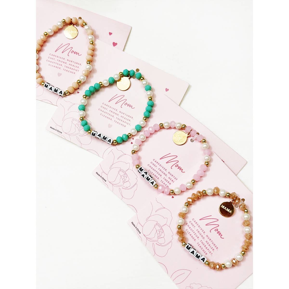 Mix Beads MAMA Inpirational Bracelet