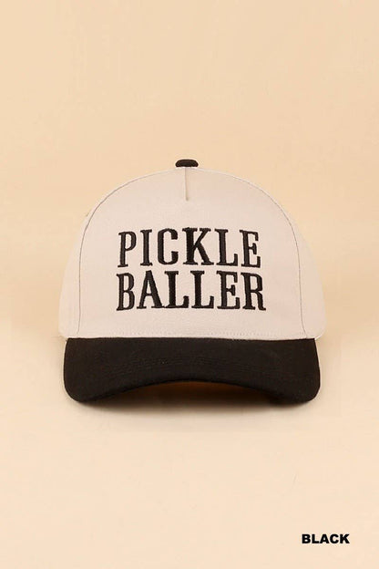 Pickle Baller Two Tone Snapback Hat