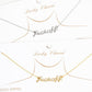 Gold-Dipped Fuck Off Fashion Necklaces
