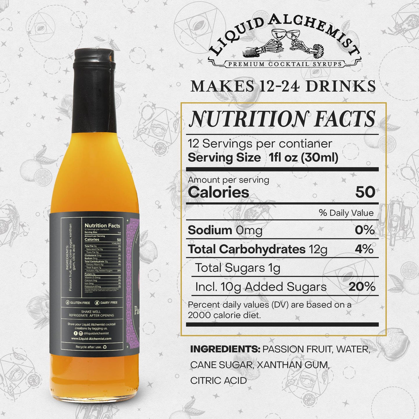 Passion Fruit Cocktail Syrup