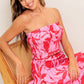 A printed woven top and skirt set - IT13677-SET