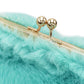 Bunny Rabbit Fuzzy Faux Fur Crossbody Bag