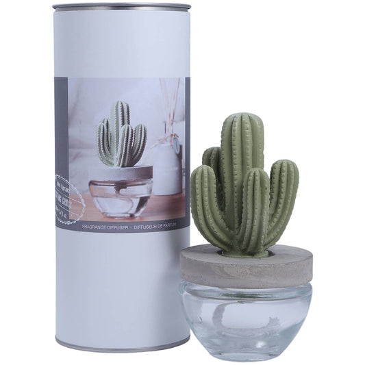 Cactus Ceramic Diffuser Gift Set - 100ml/3.38fl oz for Decor