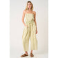 MINERAL WASH CONTRAST STITCH BARREL LEG JUMPSUIT