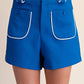 High Waist Front Pocket Shorts