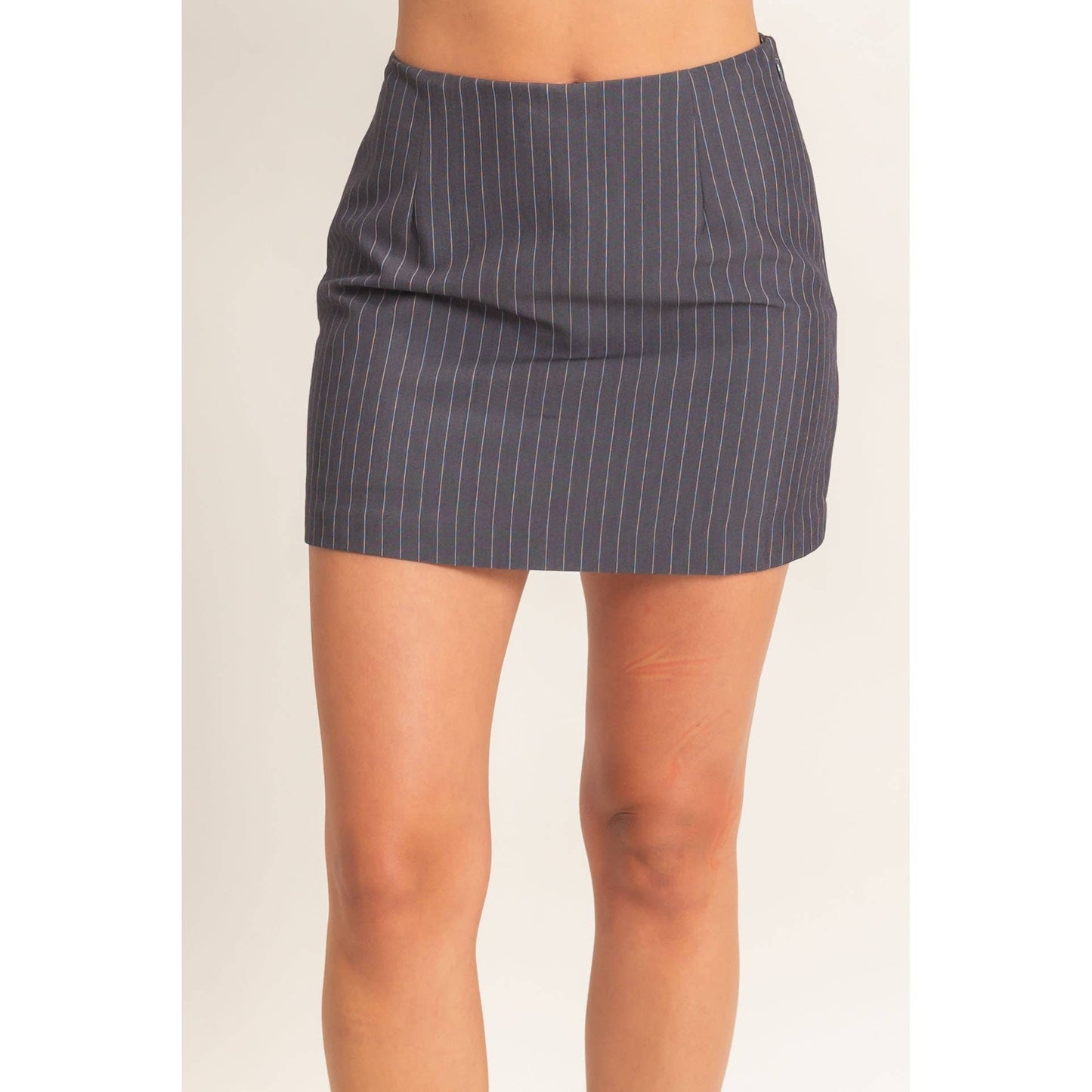 Pinstripe Skort
