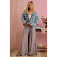 WOMEN SMOCKED WAIST WIDE LEG PULL ON PANTS