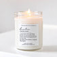 Bestie Noun Soy Candle / Lavender Vanilla / Friend Gift