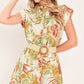 A printed woven romper - IP9259