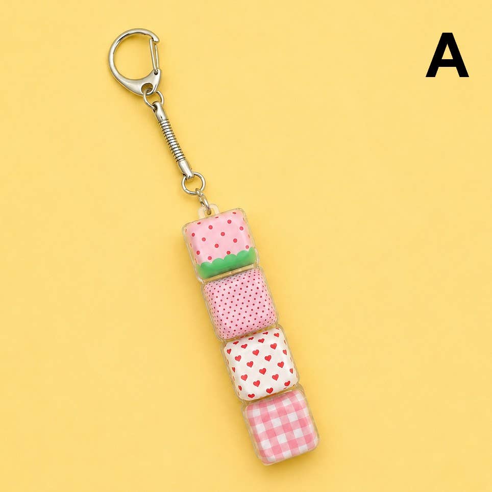 Printed Keyboard Fidget Stress Relief Keychain | 40KC205