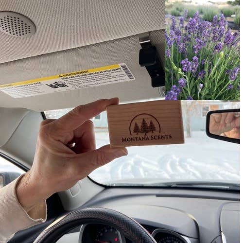 Montana Mountain Lavender Car Air Freshener 60Day Calm Scent