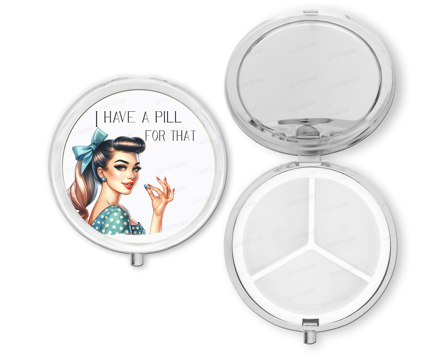 Purse Pill Box Organizer, I have a pill for that